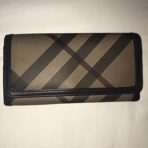 Continental Burberry Wallet